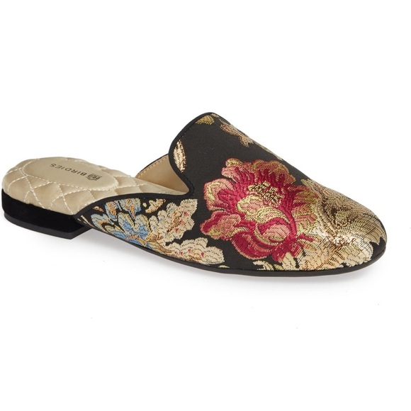 Birdies Phoebe Floral Jacquard Embroidered Floral Slip On Mules New Size 8 - Picture 4 of 13
